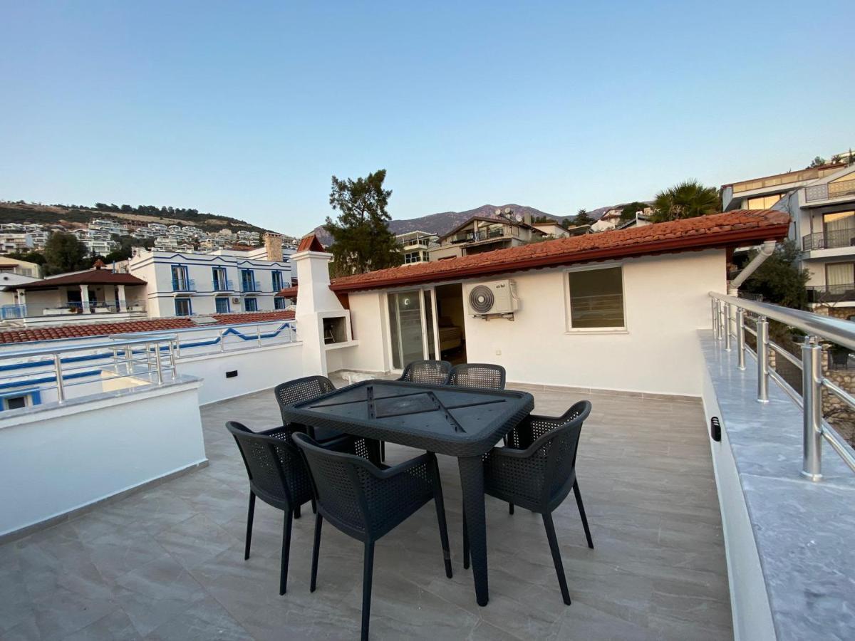 Shared Pool Flat Located 3 Min To Beach In Kalkan Leilighet Eksteriør bilde